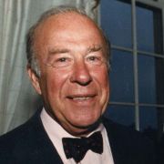 Secretary of State George Shultz and Max M. Fisher in 1988.
