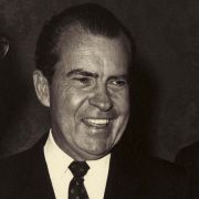 Max Fisher and Richard Nixon in the White House.