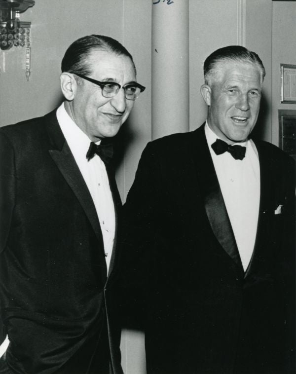 Max Fisher with Michigan Governor George Romney in 1964.