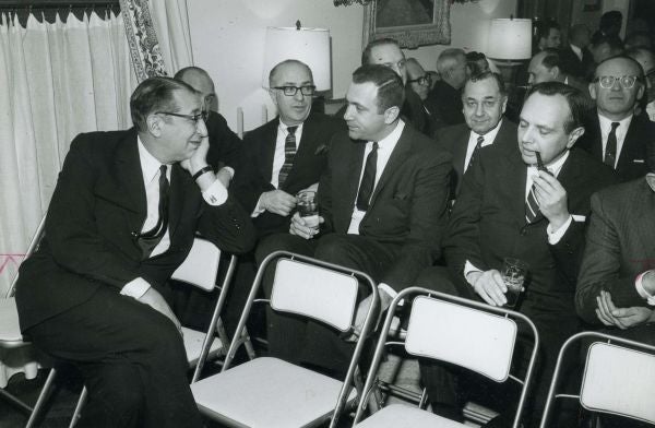 Max Fisher and other Jewish Welfare Federation Pacesetters in 1965.