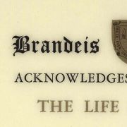 Max Fisher's lifetime membership to Brandeis University Clubs.