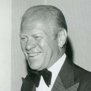 Max M. Fisher with President Gerald Ford at the Scopus Award Dinner in 1977.