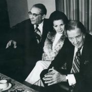 Max and Marjorie Fisher with Henry Ford II and his wife, Christina, during a trip to Israel in 1972.