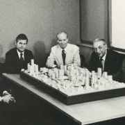Left to Right: Alan E. Schwartz, Joseph L. Hudson, Robert E. McCabe, Max M. Fisher, A. Alfred Taubman