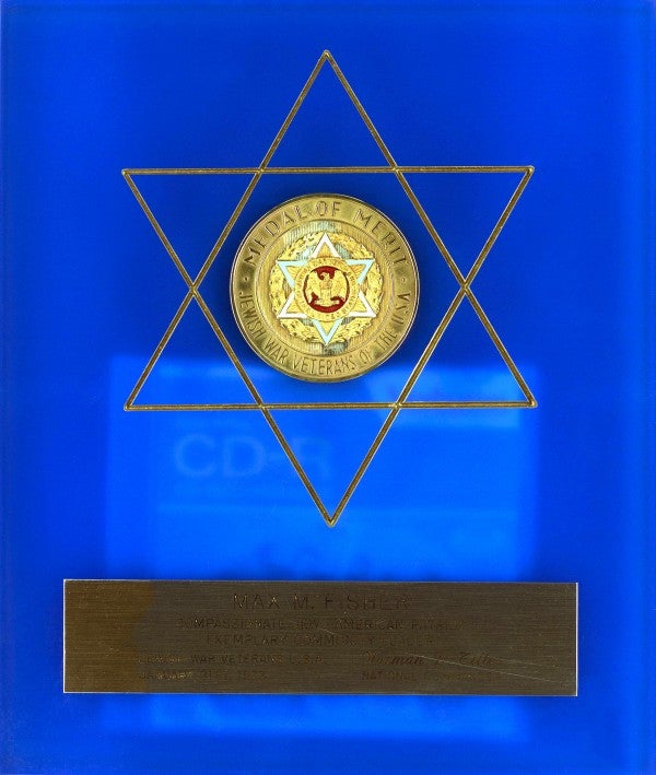 The JWV Medal of Merit.
