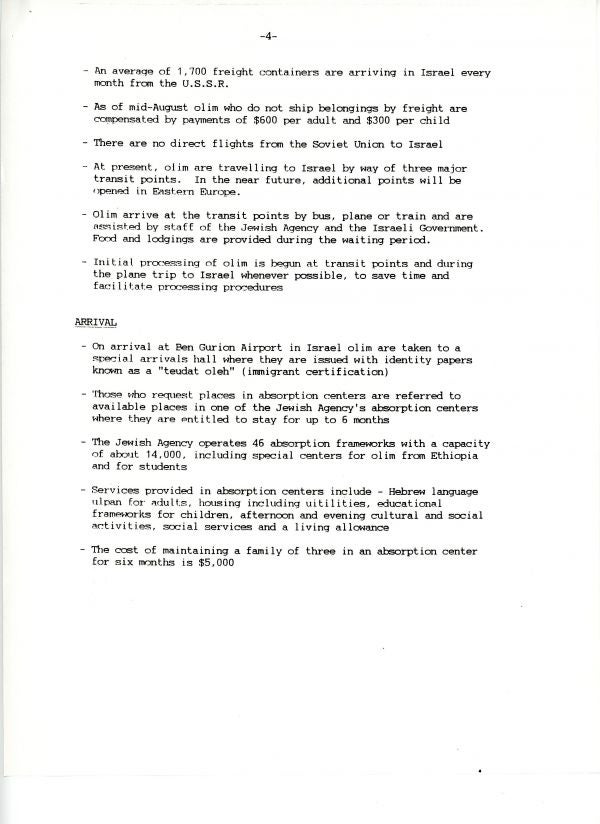 Background Information on Operation Exodus - page 4