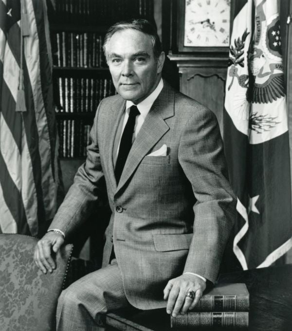  A portrait of Alexander Haig, President Reagan's Secretary of State.