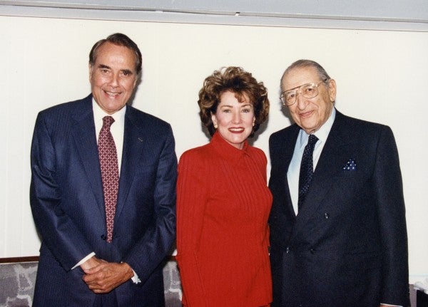 Bob Dole, Elizabeth Dole and Max M. Fisher.