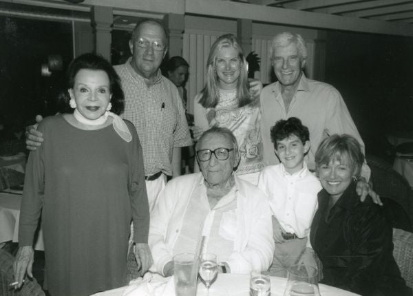 Max and Marjorie Fisher with Robert Mosbacher and his family.