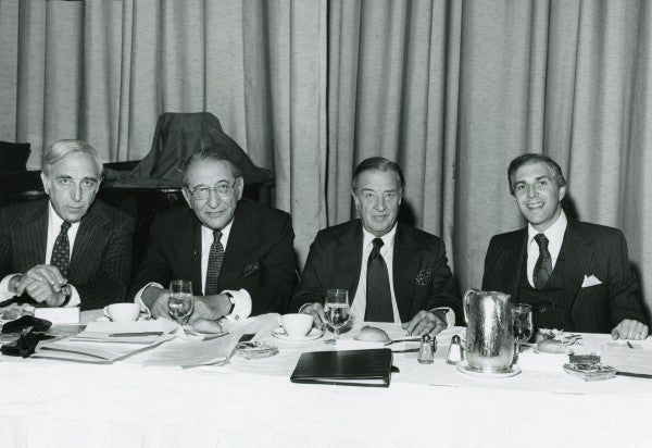 Max M. Fisher with Henry Ford II at the United Jewish Appeal Dinner in New York