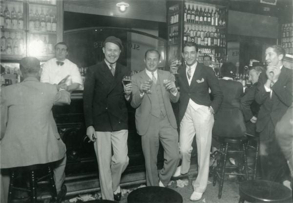 Joseph Falk, Kurt Saloma, Max M. Fisher in Havana, Cuba.